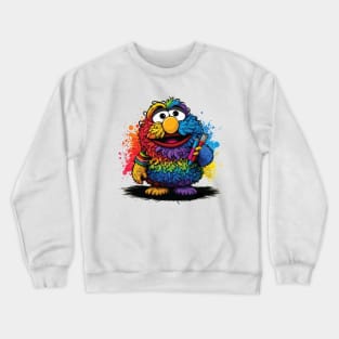 Funny Colorful Muppet Crewneck Sweatshirt